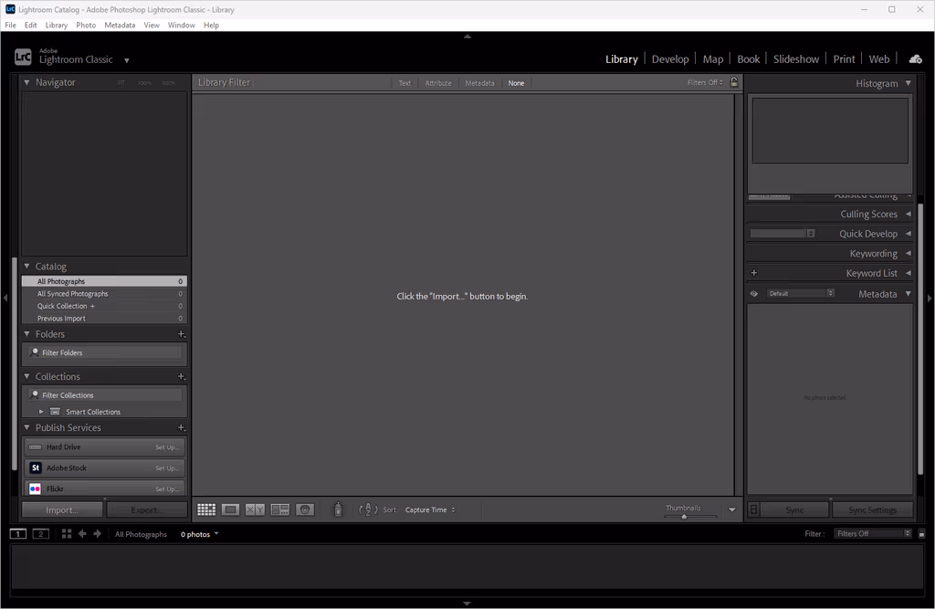 Adobe Lightroom Classic 2026 Screenshot